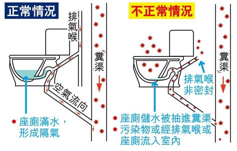 馬桶排氣管原理|馬桶「啵啵啵」又飄異味 水電達人曝關鍵：恐是排氣。